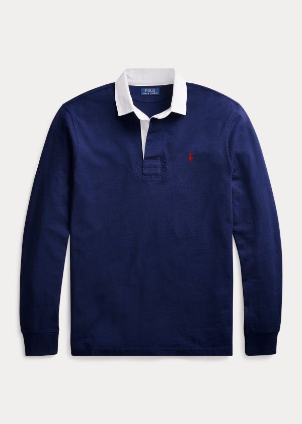 Men's Polo Ralph Lauren The Iconic Rugby Polo Shirts | 038497CVR